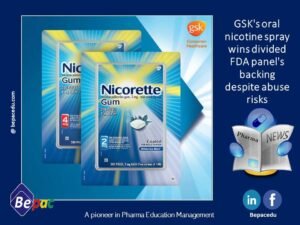 Galaxo oral nicotine spray wins divided FDA