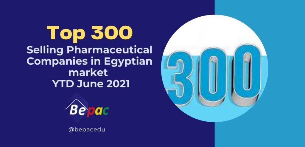 top-300-selling-pharmaceutical-companies-in-egyptian-market-ytd-june-2021