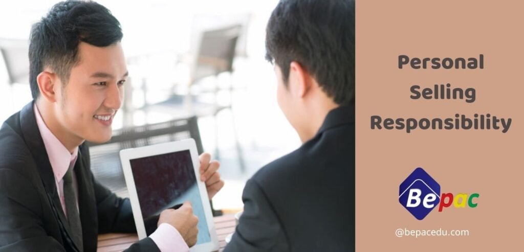 Personal Selling Responsibility