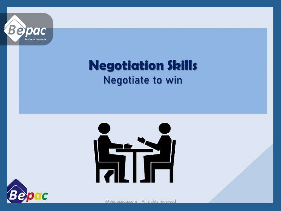 Negotiation Skills